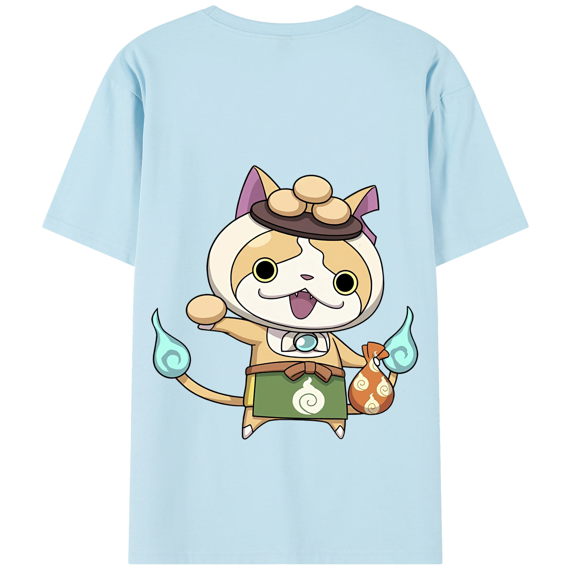 （画像用） 妖怪ウォッチ Yo-kai Watch 綿100％半袖Tシャツ（背面プリント）